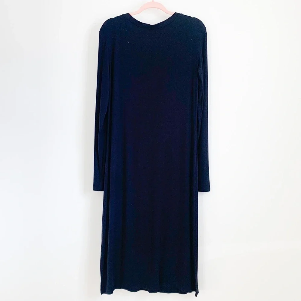 MaxMara Leisure Black Long Ribbed Cardigan Legging Set small